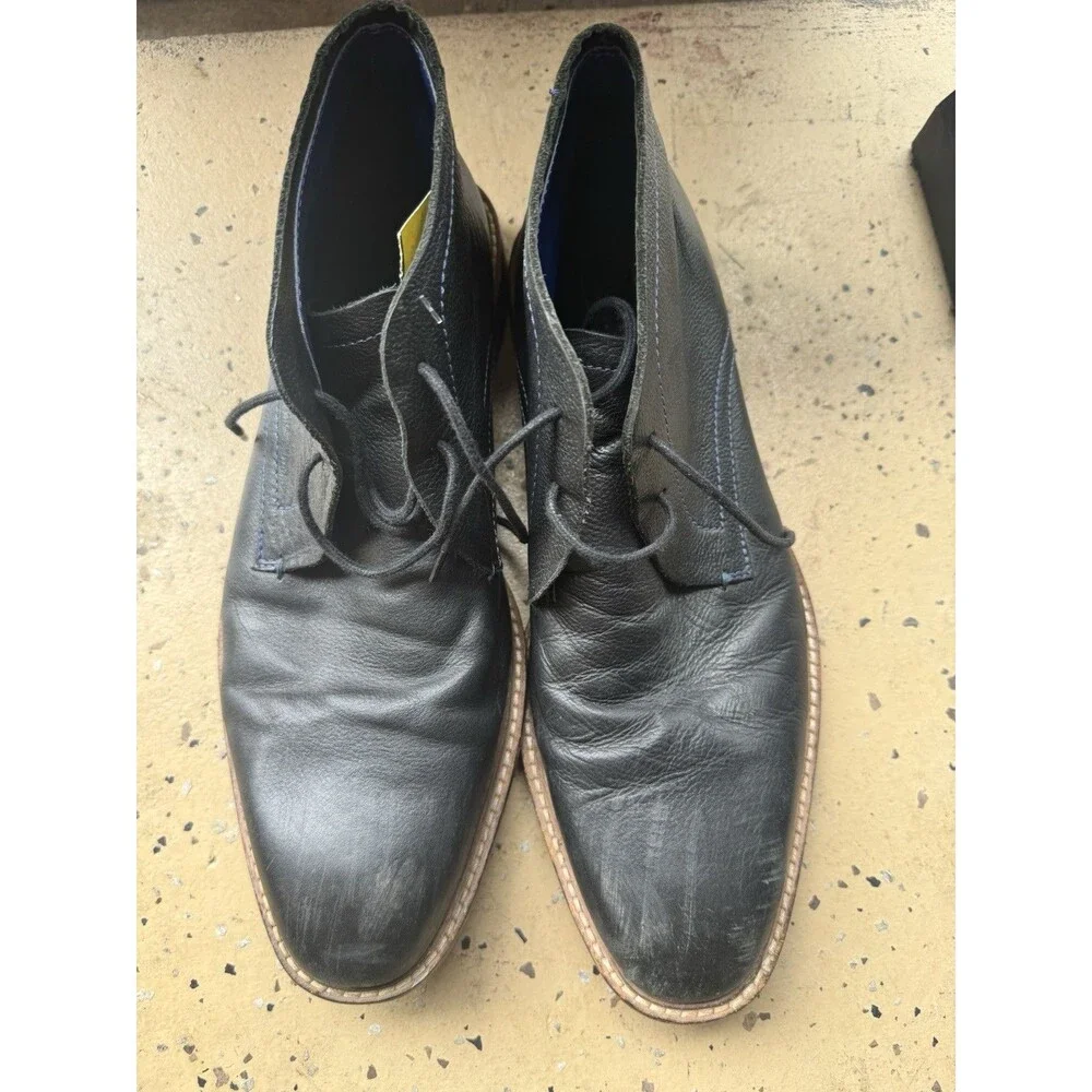 Ted Baker London 10 Black Leather Torsdi 2 FD05450 Shoes